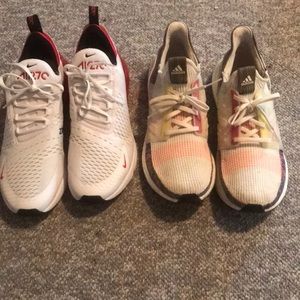 shoe bundle. Nike air max 270 and ultraboost 19